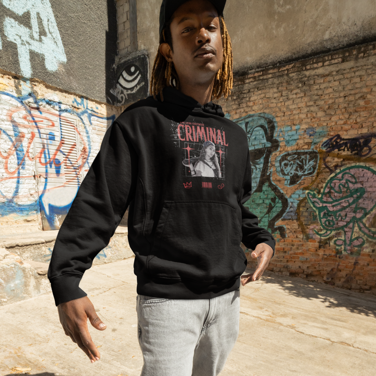 „CRIMINAL“ – Hoodie mit Kapuze