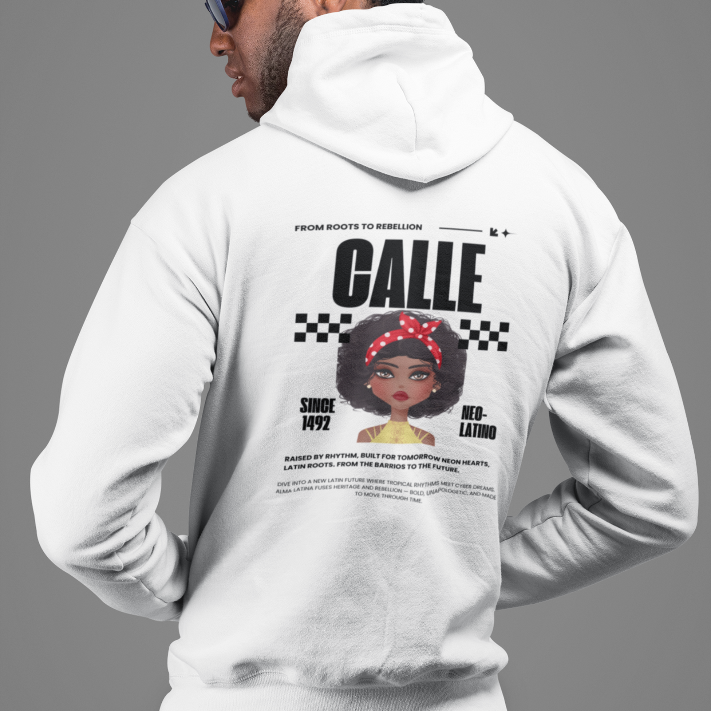 „CALLE“ – Hoodie mit Backprint