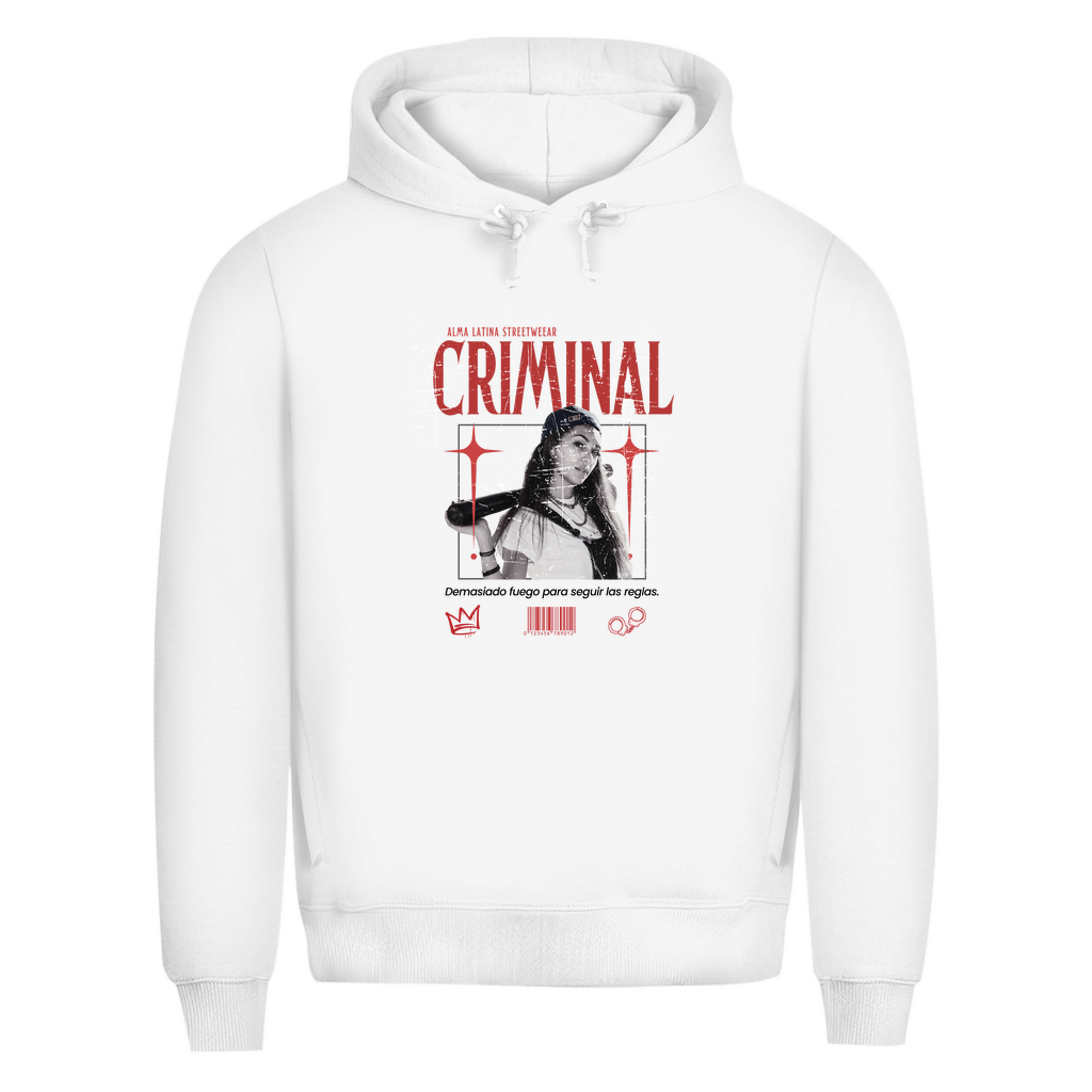 „CRIMINAL“ – Hoodie mit Kapuze