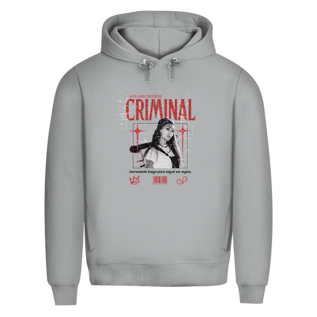 „CRIMINAL“ – Hoodie mit Kapuze