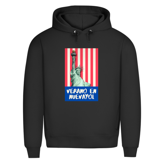 „VERANO EN NUEVAYOL“ – Hoodie mit Kapuze