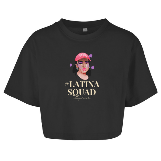 „LATINA SQUAD“ – Oversize Crop Top