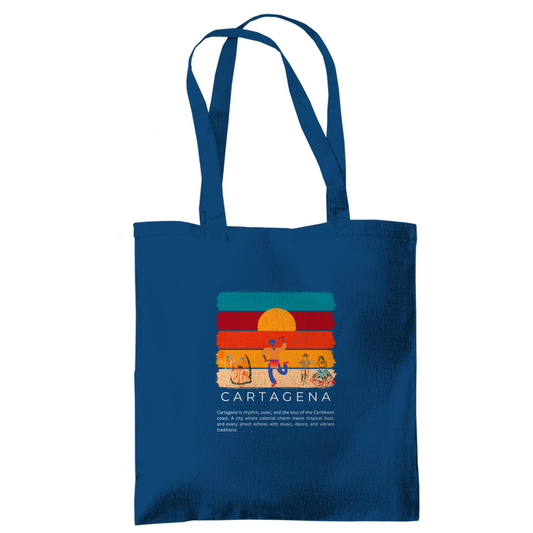 „CARTAGENA“ – Tropische Jute Bag aus Baumwolle